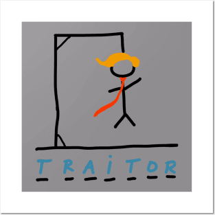 Hangman game... traitor Posters and Art